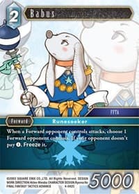 Babus - Opus IV - Final Fantasy TCG card