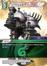 Alexander EX (4-051H) - Opus IV - Final Fantasy TCG card
