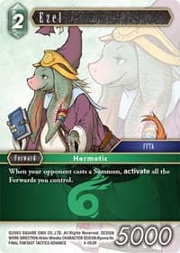 Ezel - Opus IV - Final Fantasy TCG card