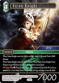 Onion Knight - Opus IV - Final Fantasy TCG card