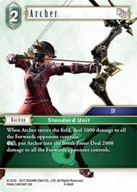 Archer - Opus IV - Final Fantasy TCG card