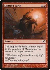 Spitting Earth - 10th Edition - Magic: The Gathering card