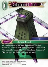 Koboldroid Yin - Opus IV - Final Fantasy TCG card