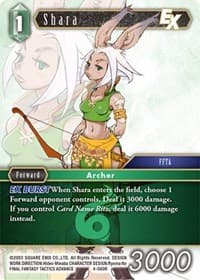 Shara EX - Opus IV - Final Fantasy TCG card