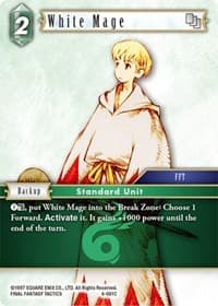 White Mage - Opus IV - Final Fantasy TCG card