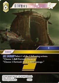 Atomos EX - Opus IV - Final Fantasy TCG card