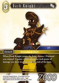 Dark Knight - Opus IV - Final Fantasy TCG card