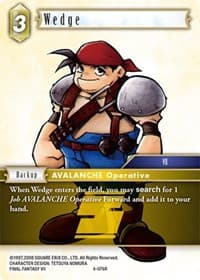 Wedge - Opus IV - Final Fantasy TCG card