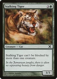 Stalking Tiger - 10th Edition - Magic: The Gathering card