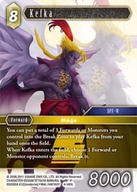 Kefka - Opus IV - Final Fantasy TCG card