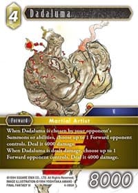Dadaluma - Opus IV - Final Fantasy TCG card