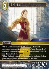 Delita - Opus IV - Final Fantasy TCG card