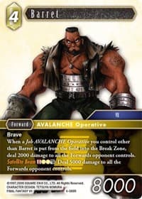 Barret - Opus IV - Final Fantasy TCG card