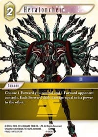 Hecatoncheir - Opus IV - Final Fantasy TCG card