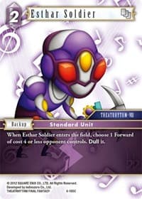 Esthar Soldier - Opus IV - Final Fantasy TCG card