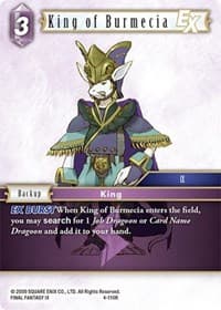 King of Burmecia EX - Opus IV - Final Fantasy TCG card