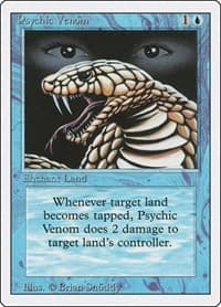 Psychic Venom - Revised Edition - Magic: The Gathering card
