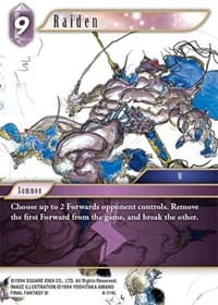Raiden - Opus IV - Final Fantasy TCG card