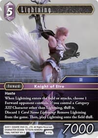 Lightning - Opus IV - Final Fantasy TCG card