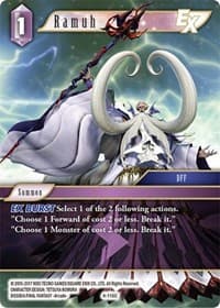 Ramuh EX - Opus IV - Final Fantasy TCG card