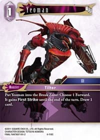 Yeoman - Opus IV - Final Fantasy TCG card