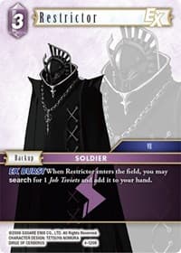 Restrictor EX - Opus IV - Final Fantasy TCG card