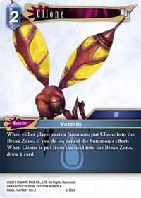 Clione - Opus IV - Final Fantasy TCG card