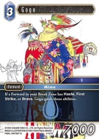 Gogo - Opus IV - Final Fantasy TCG card