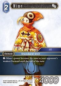 Mime - Opus IV - Final Fantasy TCG card