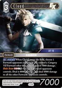Cloud EX - Opus IV - Final Fantasy TCG card