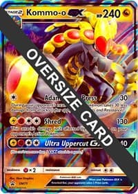 Kommo-o GX - SM71 (SM Black Star Promo) - Jumbo Cards - Pokemon card
