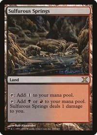Sulfurous Springs - 10th Edition - Magic: The Gathering card