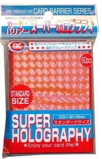 KMC Card Barrier - Super Holography - Orange (60-Pack) - KMC Card Sleeves - Card Sleeves card