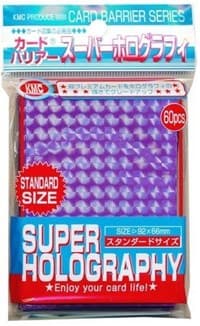 KMC Card Barrier - Super Holography - Purple (60-Pack) - KMC Card Sleeves - Card Sleeves card