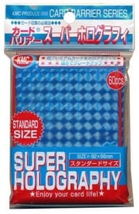 KMC Card Barrier - Super Holography - Blue (60-Pack) - KMC Card Sleeves - Card Sleeves card