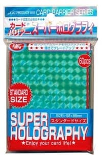 KMC Card Barrier - Super Holography - Green (60-Pack) - KMC Card Sleeves - Card Sleeves card