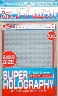 KMC Card Barrier - Super Holography - Silver (60-Pack) - KMC Card Sleeves - Card Sleeves card