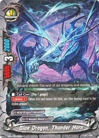 Blue Dragon, Thunder Horn - Immortal Entities - Future Card BuddyFight card