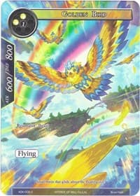 Golden Bird (Full Art) - Advent of the Demon King - Force of Will card