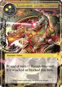 Rampaging Magic Warrior - Advent of the Demon King - Force of Will card