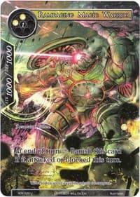 Rampaging Magic Warrior (Full Art) - Advent of the Demon King - Force of Will card