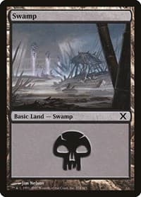 Swamp (374) - 10th Edition - Magic: The Gathering card