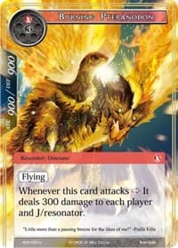 Burning Pteranodon - Advent of the Demon King - Force of Will card