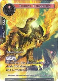 Burning Pteranodon (Full Art) - Advent of the Demon King - Force of Will card