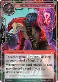 Corrupted Dragonoid - Advent of the Demon King - Force of Will card