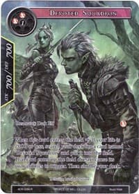 Devoted Squadron (Full Art) - Advent of the Demon King - Force of Will card