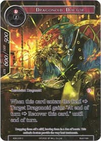 Dragonoid Doctor (Full Art) - Advent of the Demon King - Force of Will card