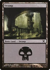 Swamp (375) - 10th Edition - Magic: The Gathering card