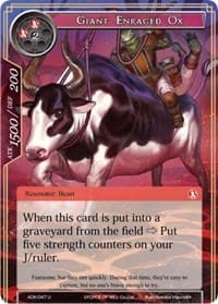 Giant Enraged Ox - Advent of the Demon King - Force of Will card