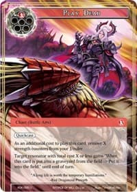 Play Dead - Advent of the Demon King - Force of Will card